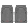 thumbnail image 1 of Alfombrillas para coche Motor Trend, goma gris, ajuste universal, 1 of 6