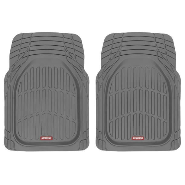 Alfombrillas para coche Motor Trend, goma gris, ajuste universal