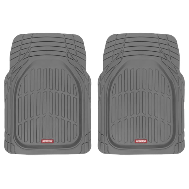 Alfombrillas para coche Motor Trend, goma gris, ajuste universal