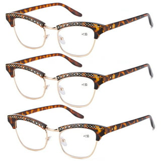 Glamour Quilted bling Reading Glasses 4 Women With full 