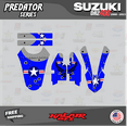 thumbnail image 3 of Kalair GFX Graphics Kit for Suzuki DRZ400SM (2001-2023) Predator Series, 3 of 5
