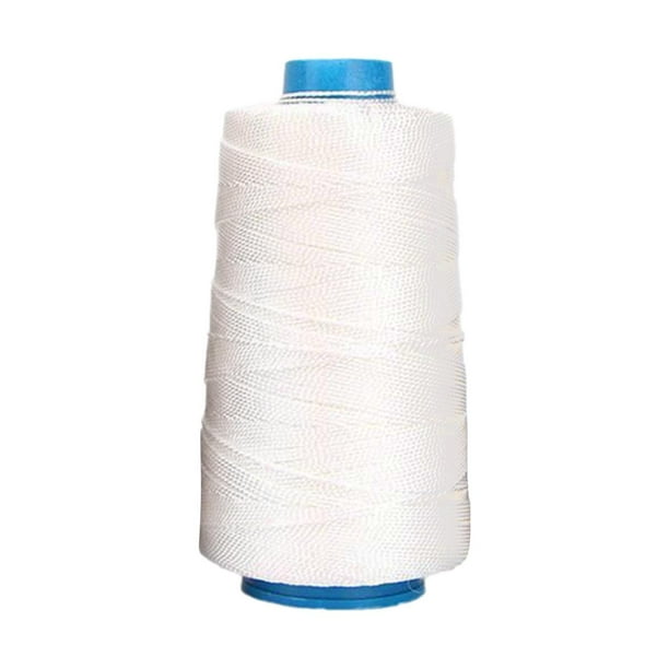 Hilo de nailon de 300 m para manualidades, decoración colgante de interiores. Blanco
