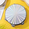 thumbnail image 2 of Hand Held Tambourine Double Rows Tambourine Drum Bell Practice Musical Instrument, 2 of 4