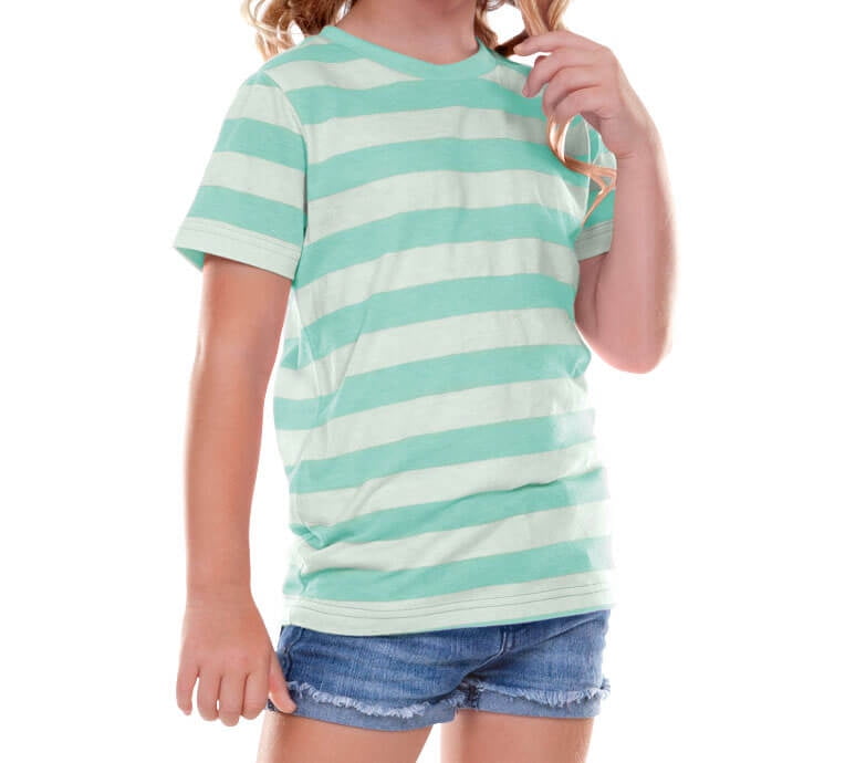Kavio Toddlers Crew Neck Short Sleeve Tee Jersey