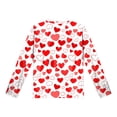 thumbnail image 7 of BLVB 2 Piece Boys Girls Valentine's Day Pajamas Kids Long Sleeve Top and Pants Pajamas Pjs Sleepwear Set for Kids 5-14 Years, 7 of 7