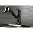 thumbnail image 2 of Kingston Brass GSC7571WEL Single-Handle 1-or-3 Hole Deck Mount Pull-Out Sprayer Kitchen Faucet in Polished Chrome, 2 of 5