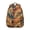 Orange-18, variant on Palm Leaves and Hibiscus Backpack Hawaiian Print School Bag Exotic Floral Tropical Backpack for Students