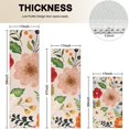 thumbnail image 4 of Bright Pioneer Flower Kitchen Rugs Sets Of 3,Kitchen Runner Rugs Non Skid Washable,Decorative Kitchen Floor Mats for Kitchen,Sink,Laundry,17"x30"+ 17"x47" + 17"x59", 4 of 6