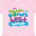 thumbnail image 4 of Inktastic Worlds Best Barber Daddy Boys or Girls Baby Bodysuit, 4 of 5