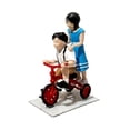 thumbnail image 3 of Miniature People Figure Kids Diorama Figure Resin Material for Model Trains Tabletop Decoration, 3 of 7