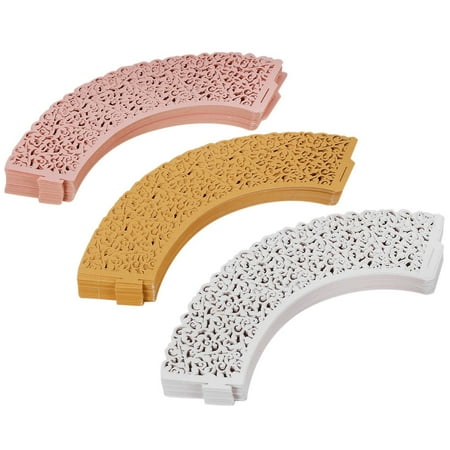 

150Pcs White Cupcake Wrappers Lace Cupcake Liners Cupcake Papers Cupcake Cups Cases for Wedding Birthday Party Decor