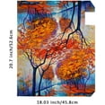 thumbnail image 3 of Magnetic Mailbox Covers Mailbox Stickers MailWraps Post Cover Beautiful Autumn Park Large Size 25.4x20.78 inch Home Decor, 3 of 5