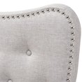 thumbnail image 4 of Baxton Studio Emma Tufted King Panel Headboard in Grayish Beige, 4 of 6