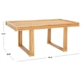 thumbnail image 4 of SAFAVIEH Juri Coastal Rectangle Coffee Table, Natural, 4 of 10