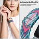 thumbnail image 4 of Bandas elásticas de nailon Solo Loop compatibles con Apple Watch 45 mm, 41 mm, 44 mm, 40 mm, 42 mm, 38 mm, correa para Iwatch Series 7/6/5/4/3/2/1 Se, paquete de 3 W 38 Rose, 4 of 5