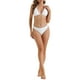 thumbnail image 2 of Conjuntos de Bikini Ribeteados para Mujeres, 2 Piezas con Tirantes Anchos y Parte Inferior de Triángulo con Cierre en la Espalda, Trajes de Baño Pequeños Blancos, 2 of 5