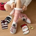 thumbnail image 3 of LOFIR Women Fuzzy Slipper Socks - Super Soft Cute Bear Animal Pattern Fuzzy Cozy Non-Slip Winter Socks Gift for Christmas, Size 5-10, 3 of 9