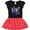 Black & Red with Polka Dots, variant on Inktastic Galaxolotl Cute Purple Space Axolotl Galaxy Design Gift Toddler Girl Dress