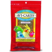 Lafeber Avi-Cakes Classic Gourment Bird Food 8 oz Nutritious Foraging Fun