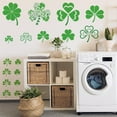 thumbnail image 5 of 4PCS Clover Stencil for Painting 11.8x11.8 inch Square Three Leaf Drawing Template Large Heart Pattern Leaves Painting Stencil St. Patrick's Day Theme Template for Wall Floor Decoration, 5 of 9