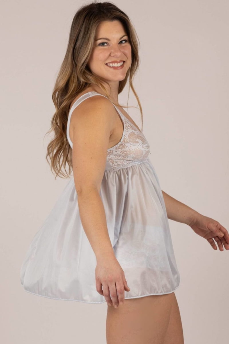Shadowline Lingerie by Velrose Lace Vintage Babydoll Nightie 33737/33737X