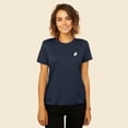 thumbnail image 3 of Dalix Ghost Embroidered Soft Cotton Short Sleeve T Shirt Womens in Navy Blue XL X-Large, 3 of 5