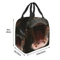 thumbnail image 2 of Naloa Playful Baby Hippo Splash Print Lunch Box for Women Men,Insulated Lunch Bag,Lunchbox,Thermal Leakproof Cooler,Reusable Lunch Tote Bag for Work School Travel Picnic, 2 of 7