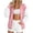 Pink, variant on BELTNOV Women's Varsity Jacket, Casual Slim Fit Cotton Letterman Bomber Coat, Stylish Outerwear For Daily Outdoor Street Wear Gray