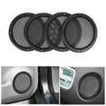 thumbnail image 2 of Fauful 1 Set 4pcs 6.5" Speaker Grills Cover Mesh Guard Protective Case Black Universal, 2 of 5