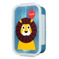 thumbnail image 2 of 3 Sprouts Microwavable Leakproof 3 Compartment Bento Box, Lion, 2 of 5