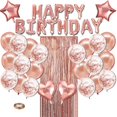 thumbnail image 1 of Ensemble de Ballons d'Anniversaire Mode Réutilisables Ensemble de Décorations de Fête Kit de Ballons en Feuille, 1 of 9