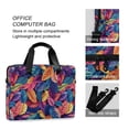 thumbnail image 4 of FORMRS 16" Laptop Bag Carrying Sleeve Case with Handle Travel Shoulder Briefcase, Colorful Art Leaves Pattern, 4 of 8