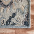 thumbnail image 3 of LR Home Traditional Floral Motif Area Rug, 5 ft. x 7 ft., Blue / Cream, 3 of 7