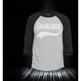 thumbnail image 2 of Shop4Ever Men's Groomsman Baseball Wedding Raglan Baseball Shirt XX-Large Heather Grey/Black, 2 of 4