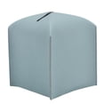 thumbnail image 5 of Linyer Box Holder Simple Style Square PU Roll Paper Container Restaurant Supplies Bedroom Living Room Kitchen Accessories Blue, 5 of 8