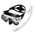 thumbnail image 2 of Equipo ajustable para natación y entrenamiento, tubo de respiración blanco, gafas duraderas, conjunto completo de snorkel para adultos, 2 of 8