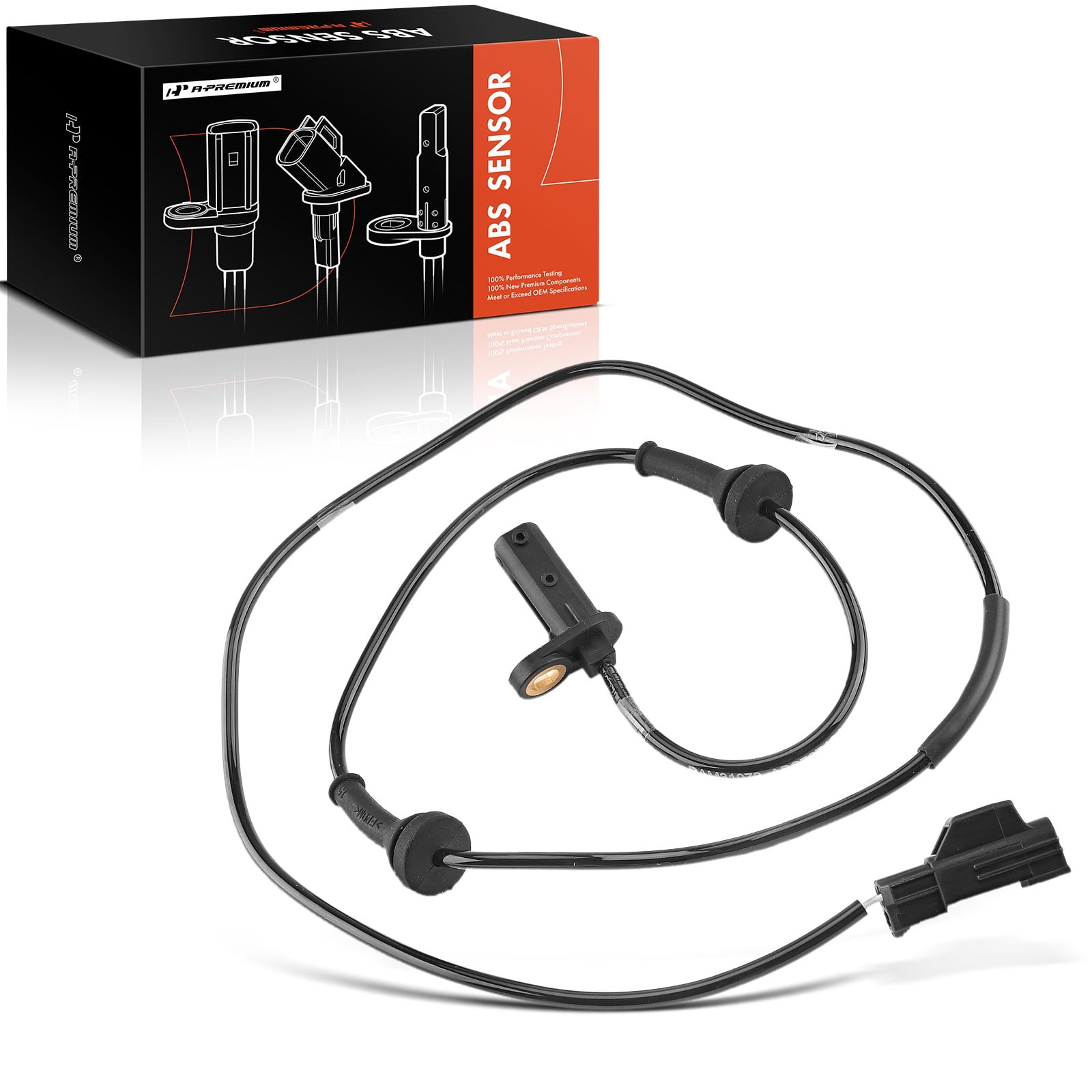 ECCPP ABS Wheel Speed Sensor – Front, Left, & Right Set For 2004-2013 Mazda 3 & 2006-2014 Mazda 5