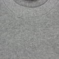 thumbnail image 3 of SLM Men’s 100% Cotton Thermal Top Waffle Knit Henley Undershirt, 3 of 4