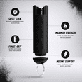 thumbnail image 6 of Pepper Spray With Finger Grip & Safety Lock - 16 ft Range, 05 oz, Black Pepper Spray Keychain, Self Defense by Guard Dog Security, 6 of 8
