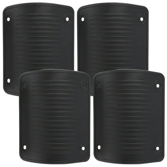 Topbathy 4Pcs Suitcase Edge Cover Black Plastic Corner Protector Travel Luggage Protective Guard