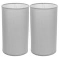 thumbnail image 1 of 2pcs Replacement Lampshade Cloth Cylinder Lampshade for Table Lamp Floor Light, 1 of 9