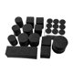 thumbnail image 3 of 216 Uds Almohadillas de fieltro para muebles perfecl Protector de suelo para piernas Negro, 3 of 8