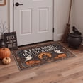 thumbnail image 6 of GENIMO 2'x6' Halloween Runner Rug, Washable Non Slip Soft Whimsical Ghost Indoor Outdoor Hallway Runner for Porch Patio Kitchen Entryway, Midnight Orange, 6 of 6
