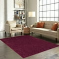 thumbnail image 2 of Home Queen Color World Collection Way Pet Friendly Area Rugs Cranberry - 36" x 72" Half Round, 2 of 3
