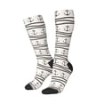 thumbnail image 2 of Fotbe Anchors and Ropes print Women's Men's Novelty Crew Socks Cotton Socks Knee High Socks for Walking,Running,Nurses,Pregnancy, 2 of 9