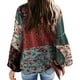 thumbnail image 3 of Sonducket Camisa de poliéster para mujer, blusa bohemia lavable a mano con cuello y mangas lisas para interiores y exteriores, camisas Type7 NO7, 3 of 6