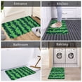 thumbnail image 5 of Bingfone Green Stripes Of Watermelon Door Mat 16"x24" Front Entrance Non-Slip Low Profile Washable for Entryway, 5 of 7