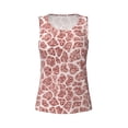 thumbnail image 4 of Lsque Rose Gold Abstract Spots Printed Workout Tank Tops for Women, Athletic Sports Tank Tops, Compression Sleeveless Dry Fit Shirts,Sleeveless Yoga Shirt-Small, 4 of 9