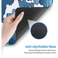 thumbnail image 6 of Japanese Blue and White Wave Gaming Mouse Pad Extended Large Mouse Mat Desk Pad, Stitched Edges Mousepad, Long Non-Slip Rubber Base Mice Pad, 31.5 X 11.8 Inch, 6 of 6