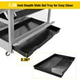 thumbnail image 6 of Aivituvin Chinchilla Cage Rolling Small Animal Cages for Rats Ferrets Guinea Pigs with Removable Tray and Wheels, 4-Tier, Gray, 6 of 6